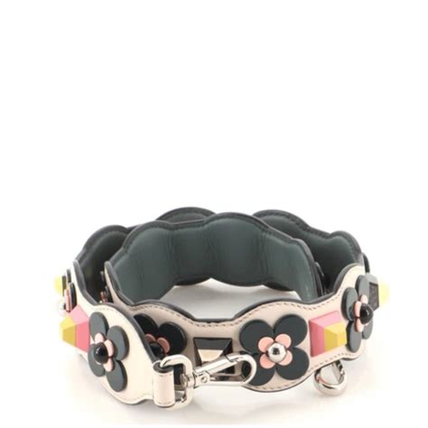 fendi strap you flowerland nera|Fendi Fendi Flowerland Strap You Bag Strap In Multicolor .